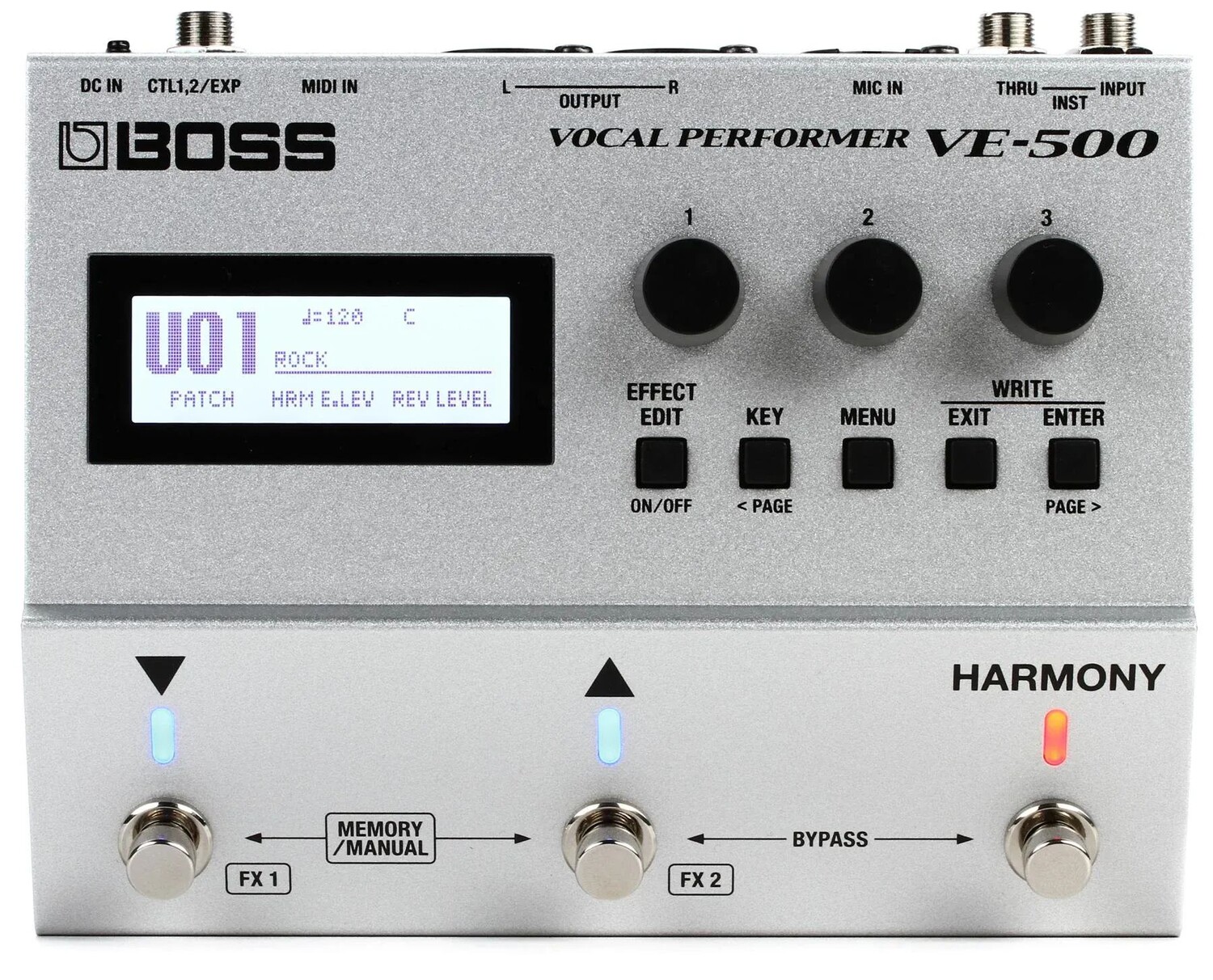 

Педаль эффектов для вокала Boss VE-500