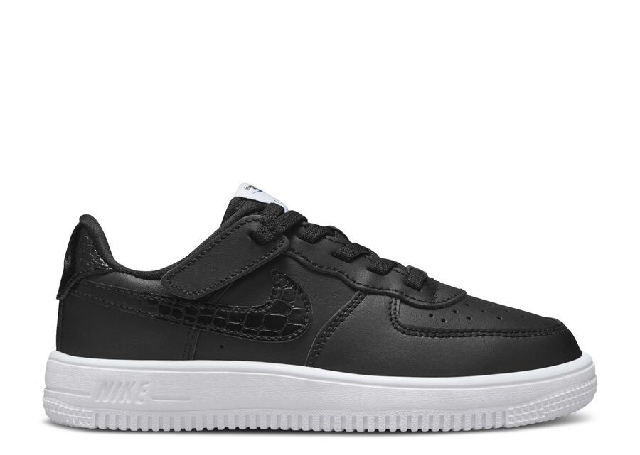 

Кроссовки Nike Force 1 Low LV8 EasyOn PS, цвет Black Croc