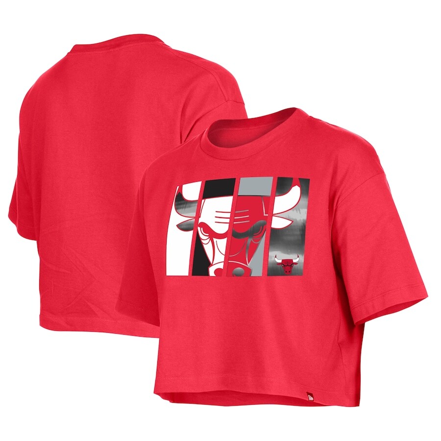 

Футболка с коротким рукавом New Era Chicago Bulls, красный