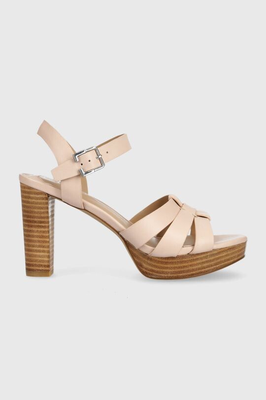 

Кожаные босоножки Soffia Lauren Ralph Lauren, розовый
