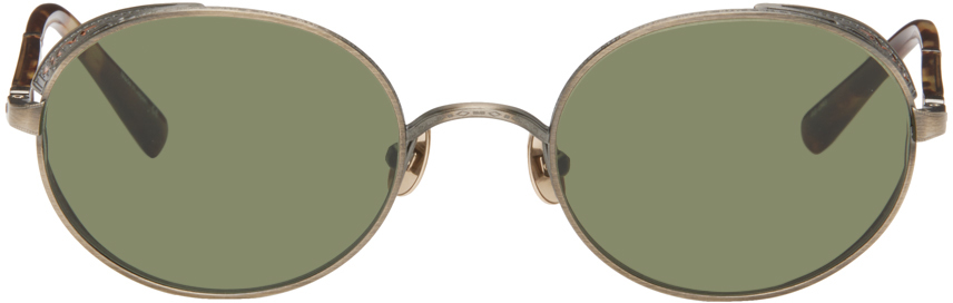 цена Золотые солнцезащитные очки M3137 Matsuda