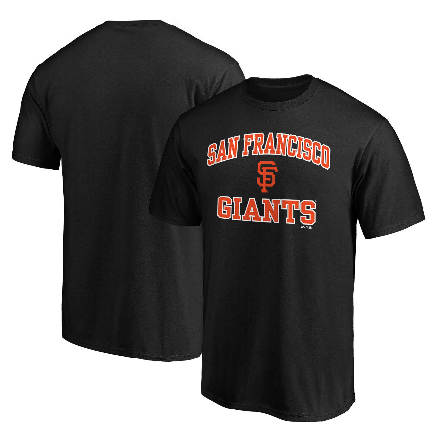 

Мужская черная футболка с логотипом San Francisco Giants Heart & Soul Fanatics