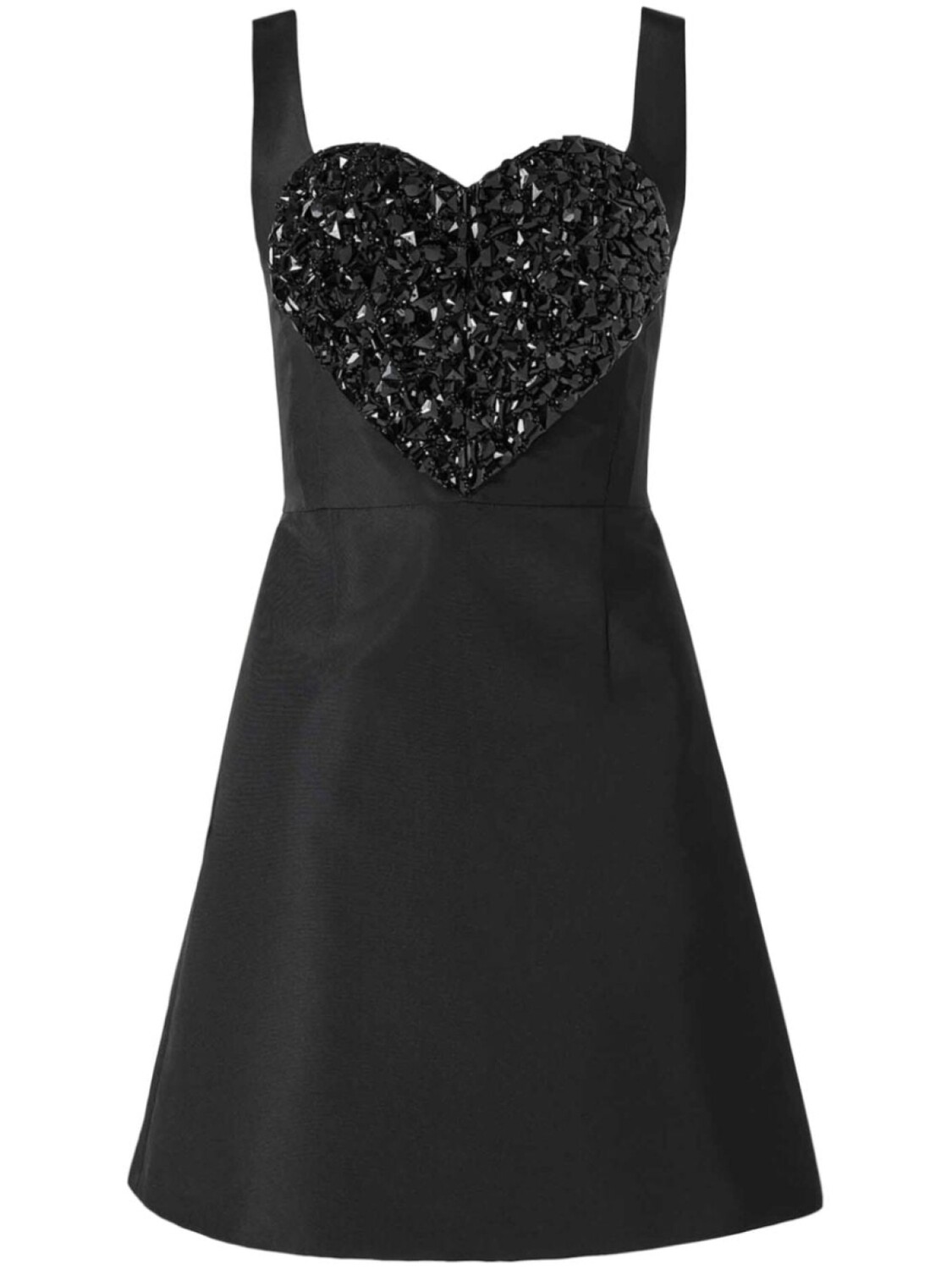 

Мини-платье, украшенное бисером Carolina Herrera, черный