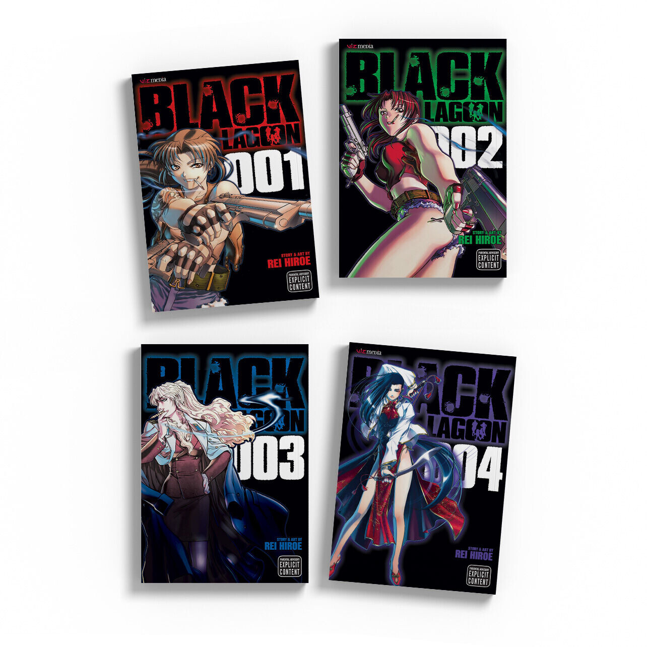 

Манга Black Lagoon Manga (1-4) Bundle