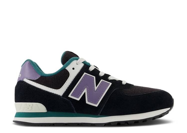 

Кроссовки New Balance 574 BIG KID 'BLACK TEAL MERCURY', черный