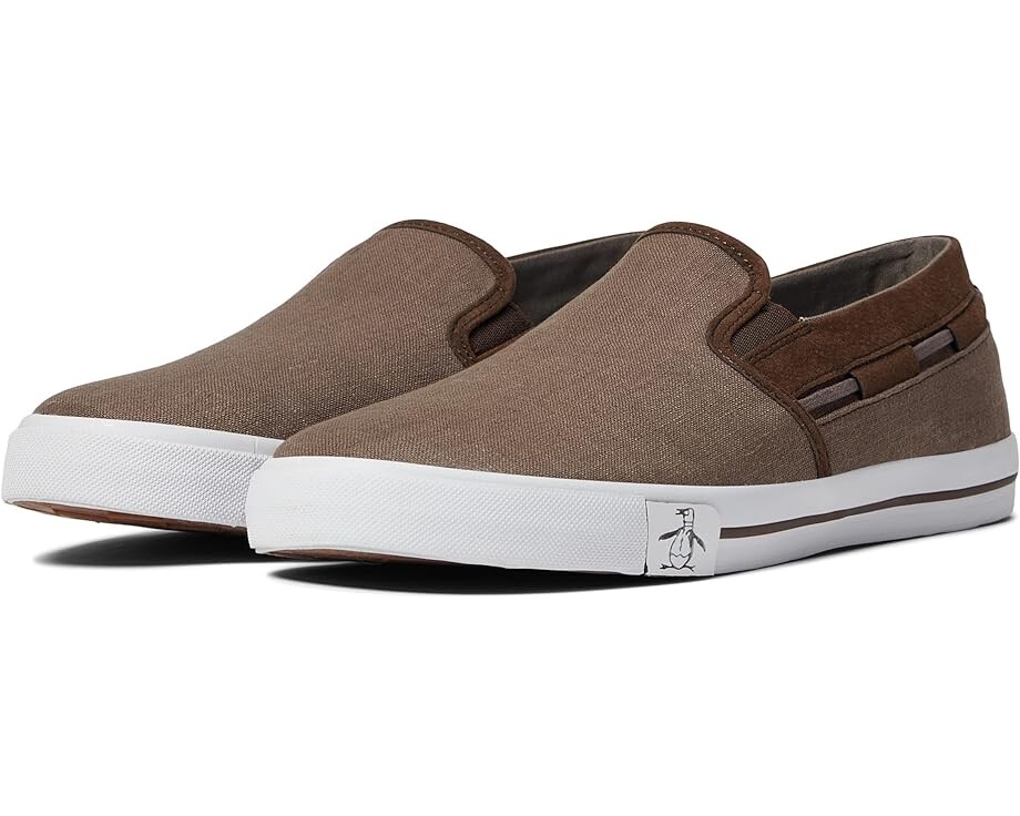 

Кроссовки Original Penguin John Slip-On, коричневый