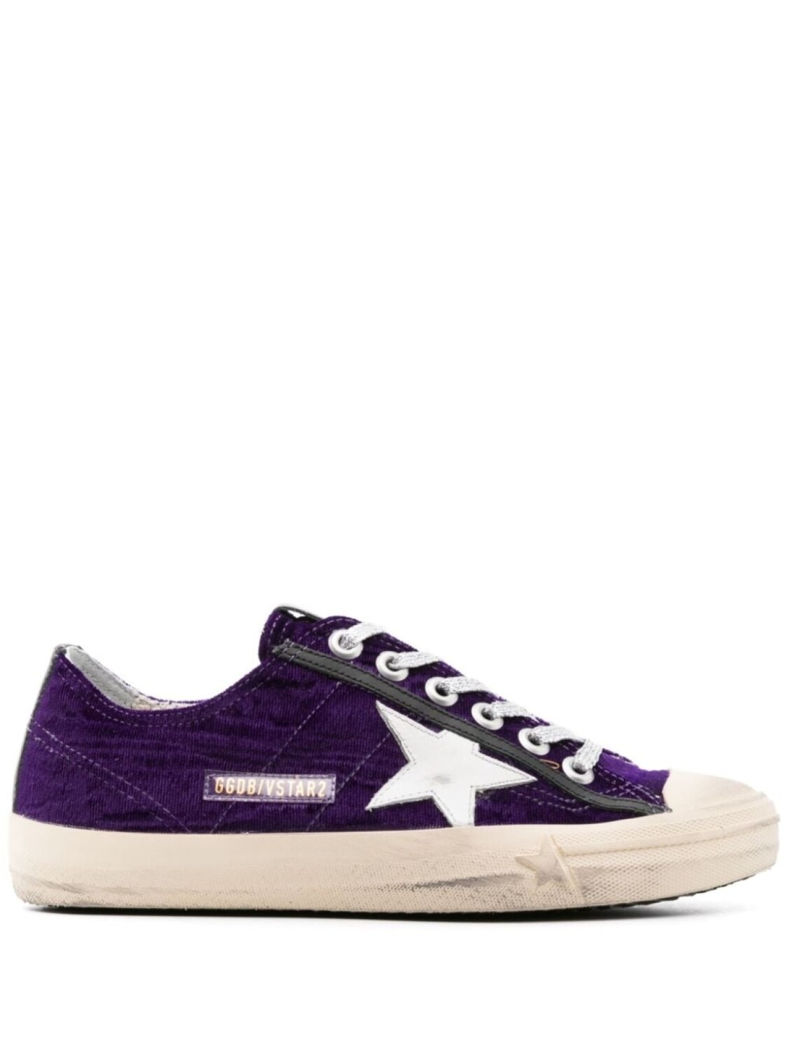 

Golden Goose бархатные кеды V-Star, фиолетовый