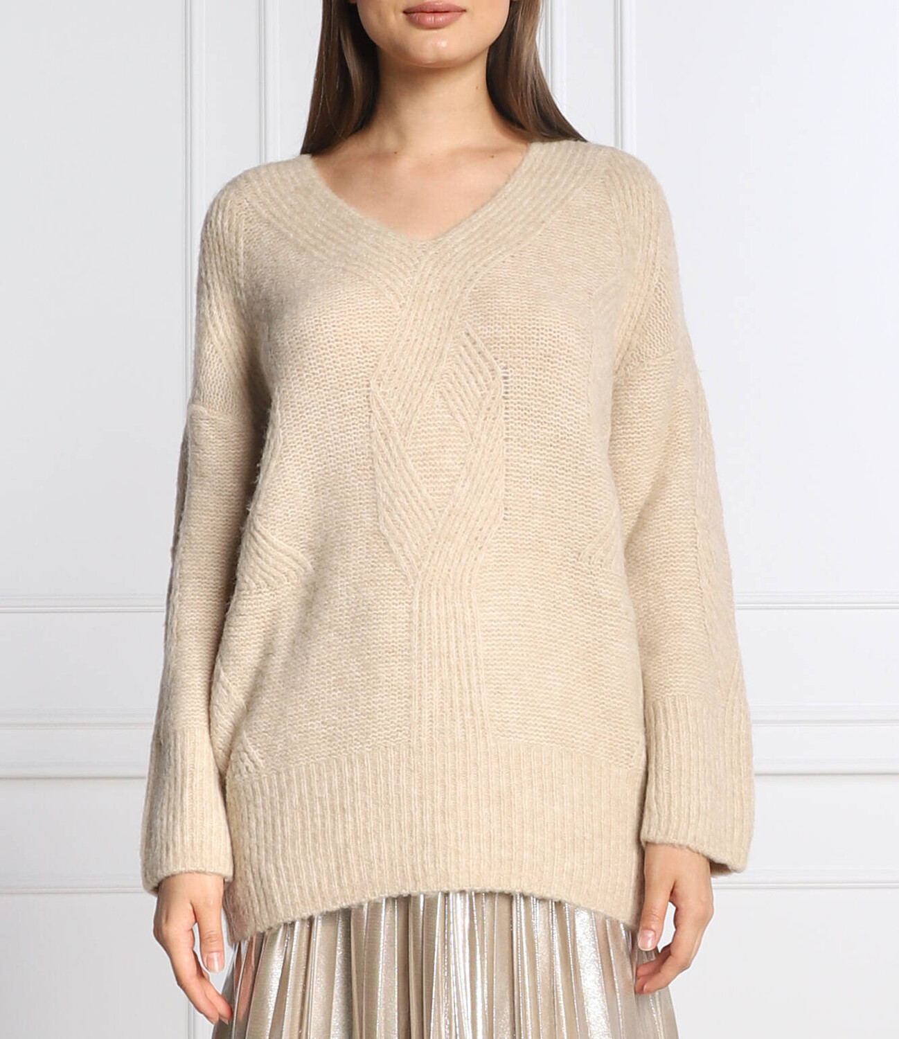 

Свитер Marella SPORT GUAINA Relaxed fit, бежевый