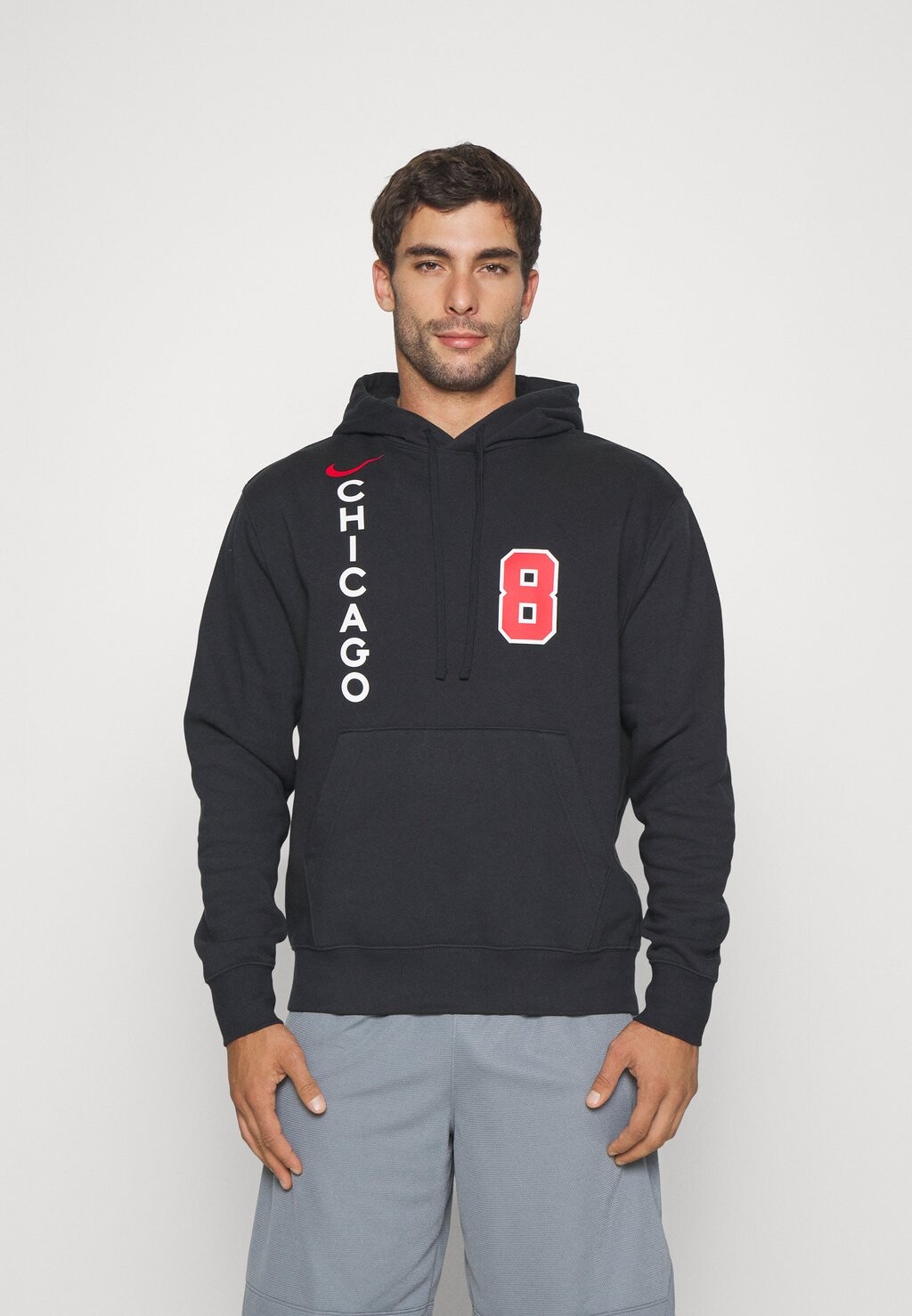 

Team Nba Chicago Bulls Zach Lavine City Edition Hoodie Nike, черный