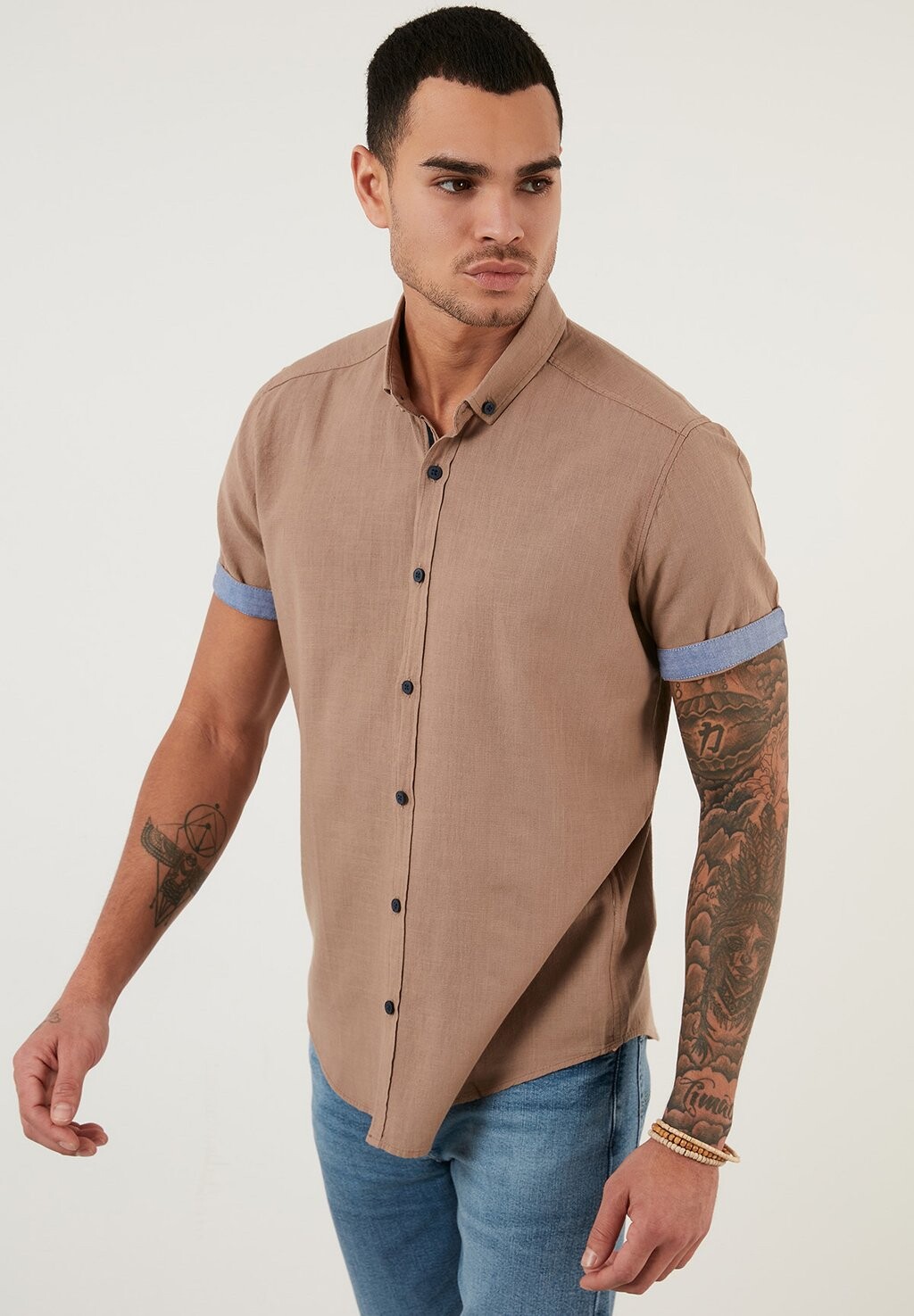 Рубашка Regular Fit Buratti, цвет dark brown