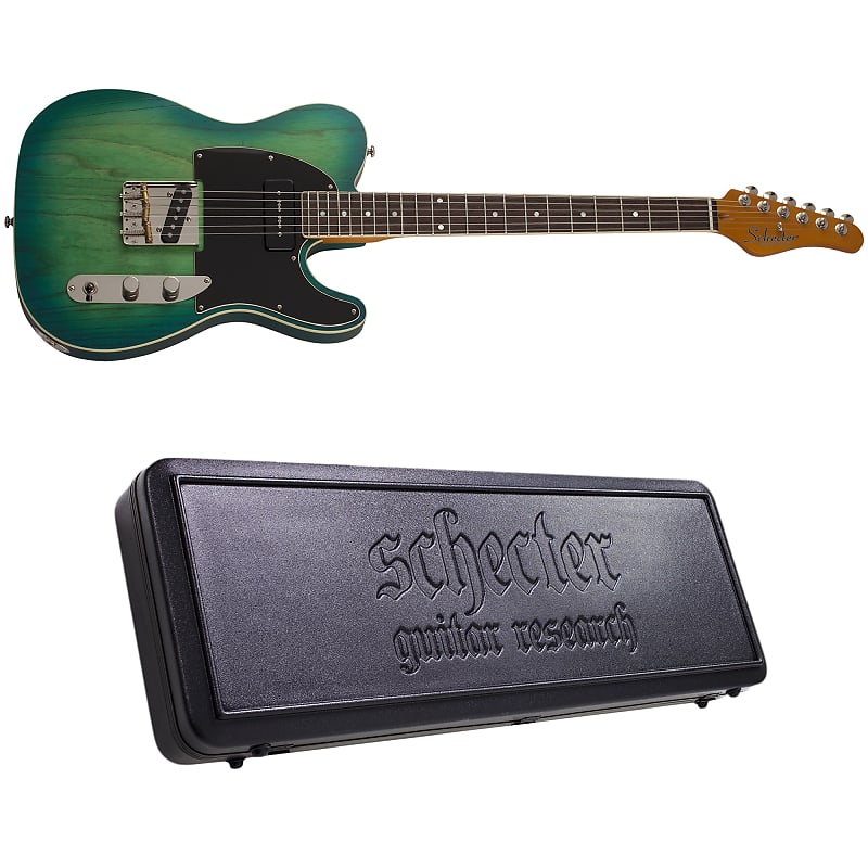 Электрогитара Schecter PT Special Aqua Burst Special Electric Guitar + Hardshell Case