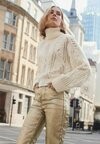 

Свитер STITCH ROLL NECK Next, белый