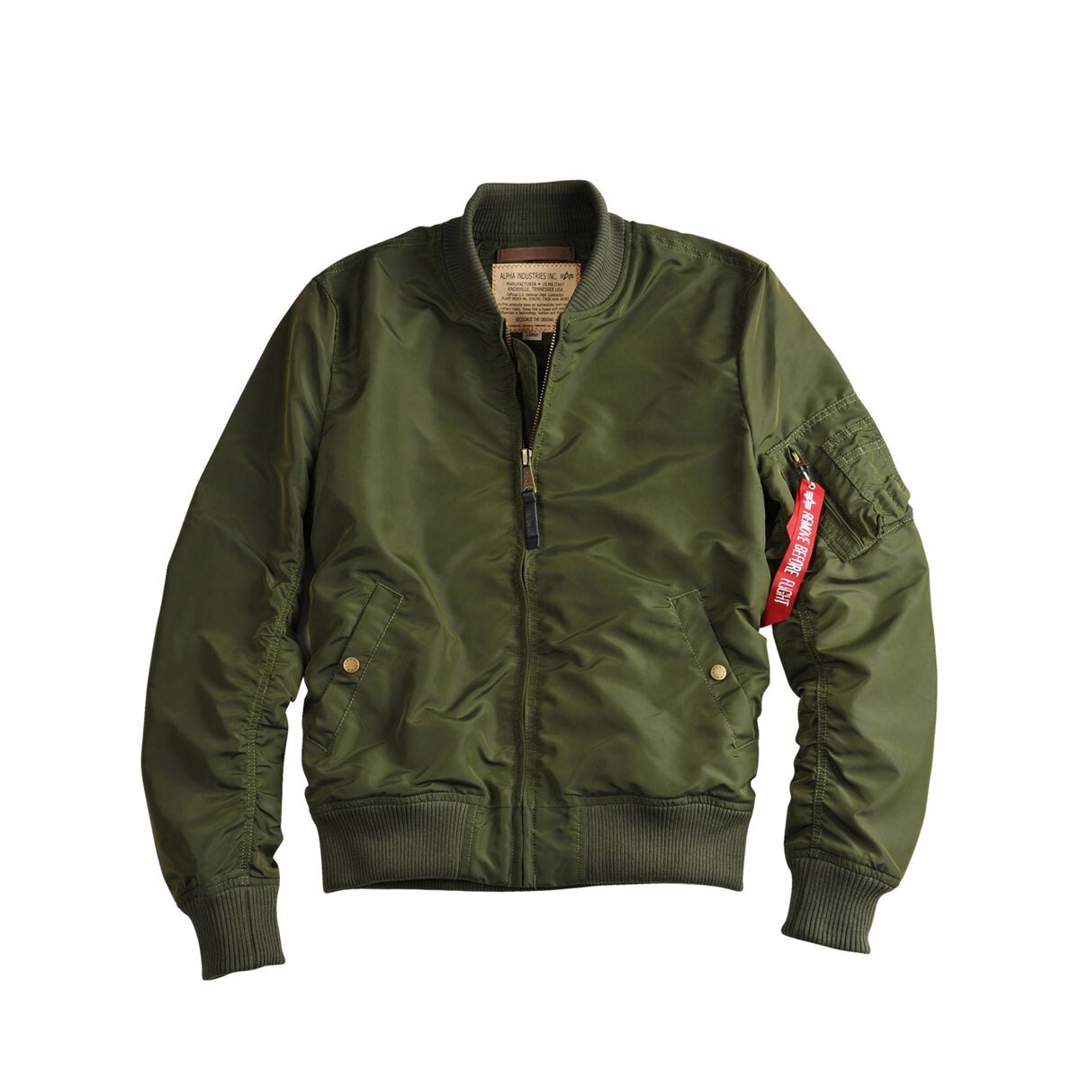 

Куртка Alpha Industries Jacke Ma 1 Tt, зеленый