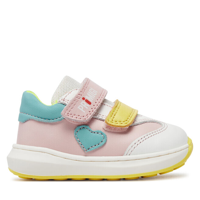 

Кроссовки Primigi 5906222 White-Pink-Green, белый