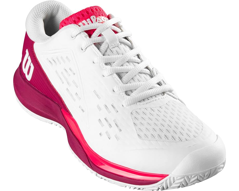 Кроссовки Wilson Rush Pro Ace Tennis Shoes, цвет White/Beet Red/Diva Pink