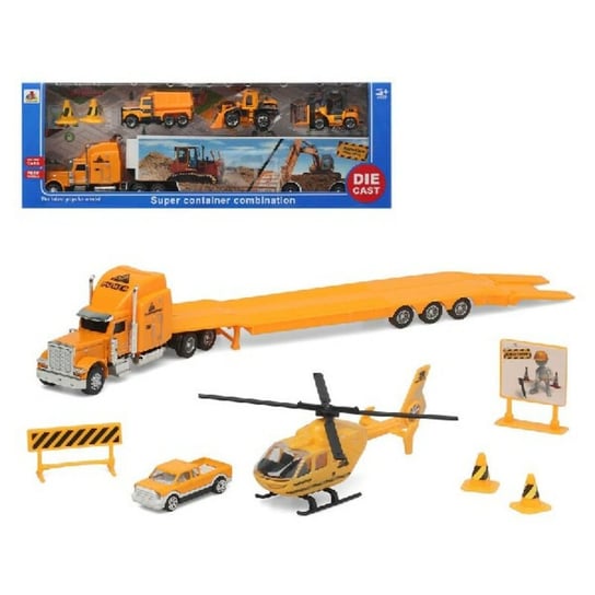 Playset Super Container Construction Vehicle Carrier Truck 39 x 14 см Inna marka kramer sibylle container architecture modular construction marvels
