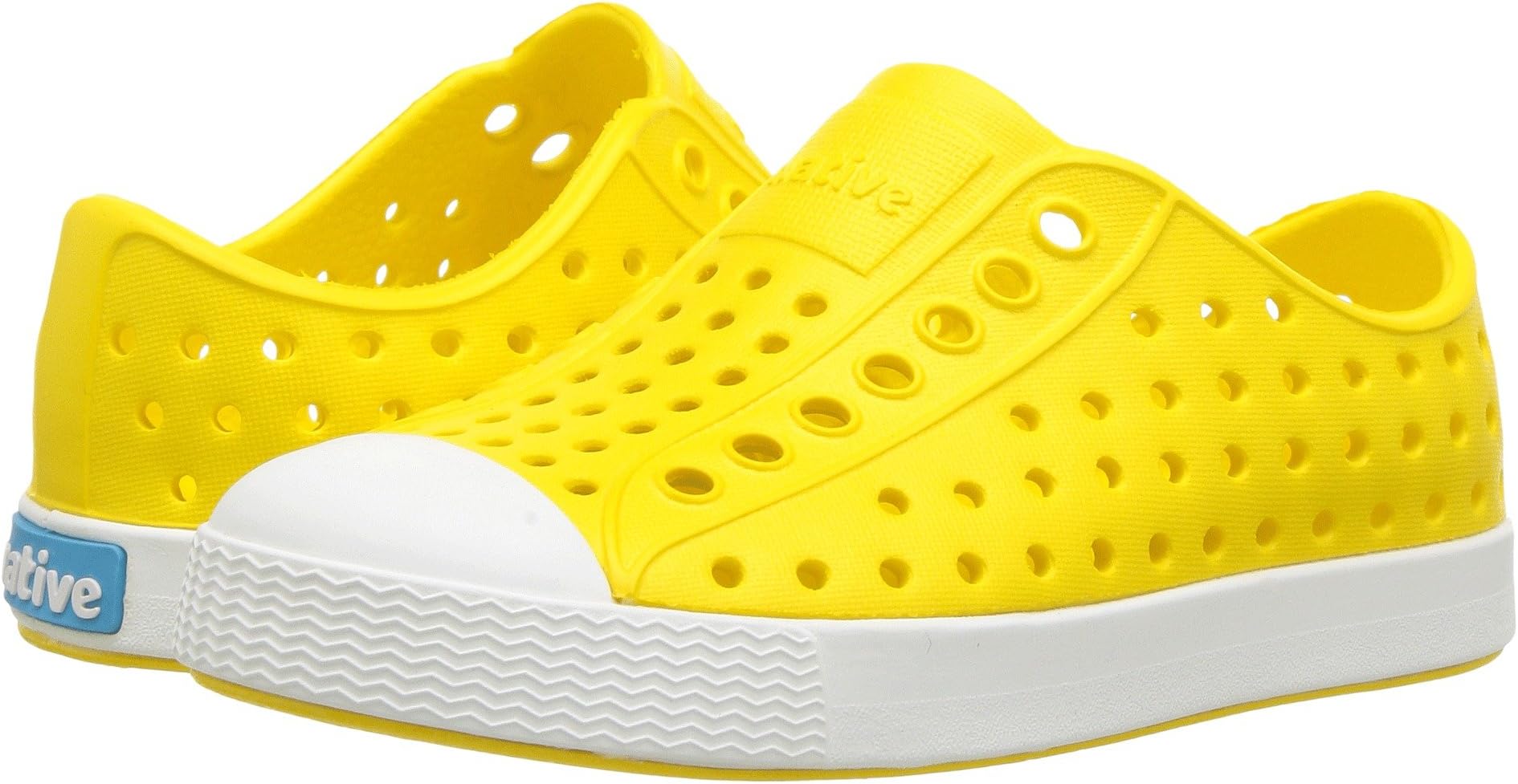 Кроссовки Jefferson Slip-on Sneakers Native Shoes Kids, цвет Crayon Yellow/Shell White