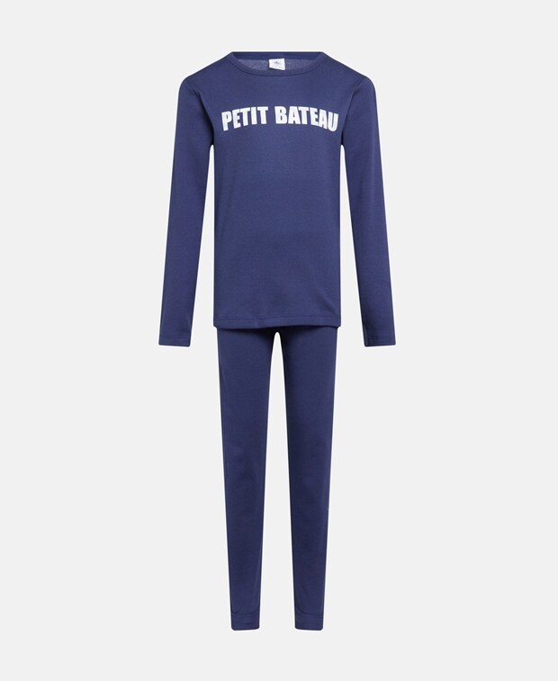 

Пижама Petit Bateau, темно-синий