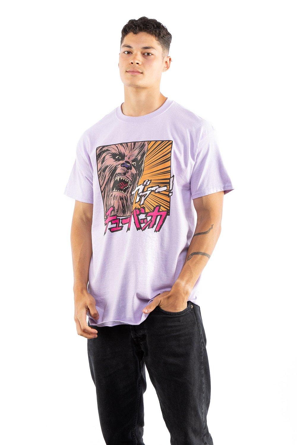 Хлопковая футболка Chewie Japan Star Wars, фиолетовый цена и фото