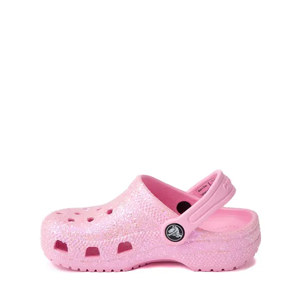 

Сабо Crocs Classic Glitter Clog, цвет Flamingo Pink