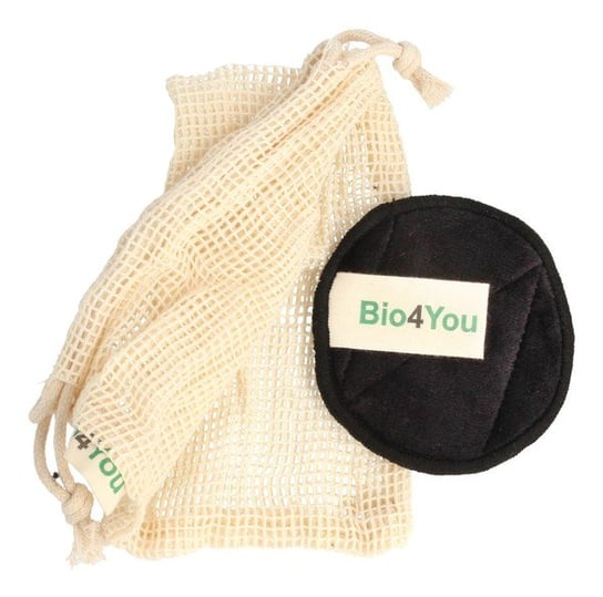 Бамбуковые косметические подушечки многоразовые для снятия макияжа, 12 шт. Bio4You, Biomika