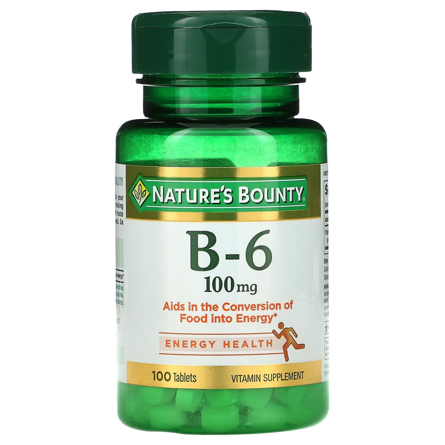 

Витамин B-6, 100 мг, 100 таблеток, Nature's Bounty