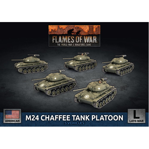 Фигурки M24 Chaffee Tank Platoon (X5 Plastic)