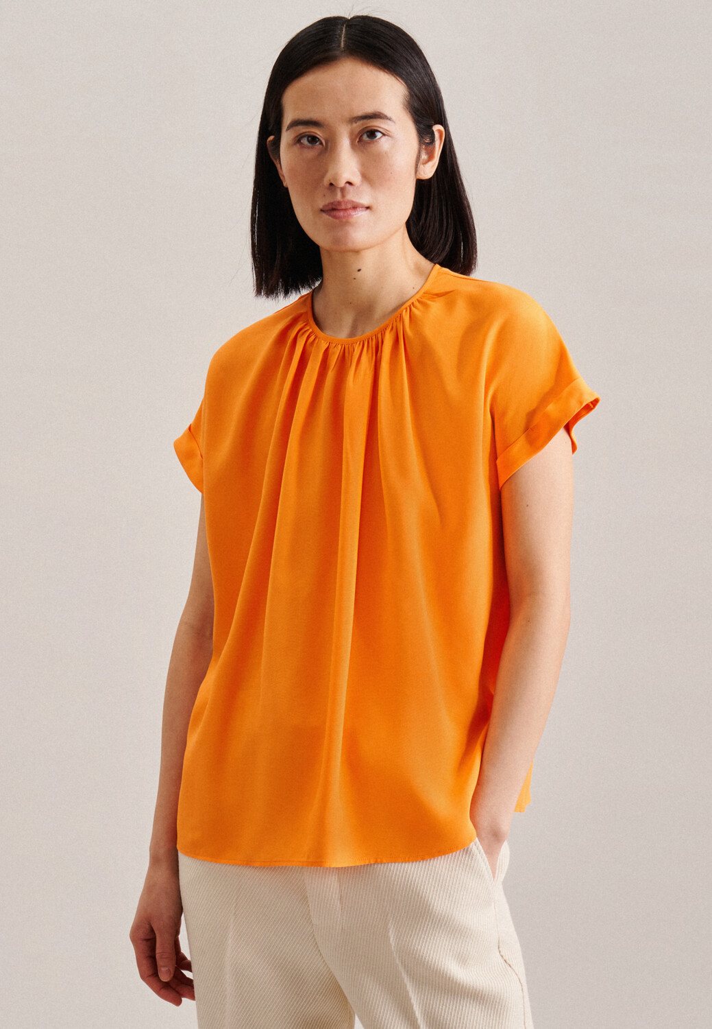 

Блуза Seidensticker Shirt Regular, оранжевый