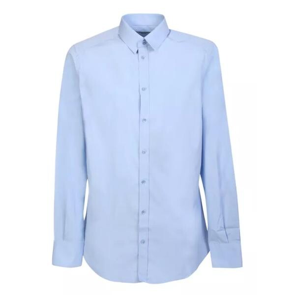 

Футболка light blue essential cotton shirt Dolce&Gabbana, мультиколор