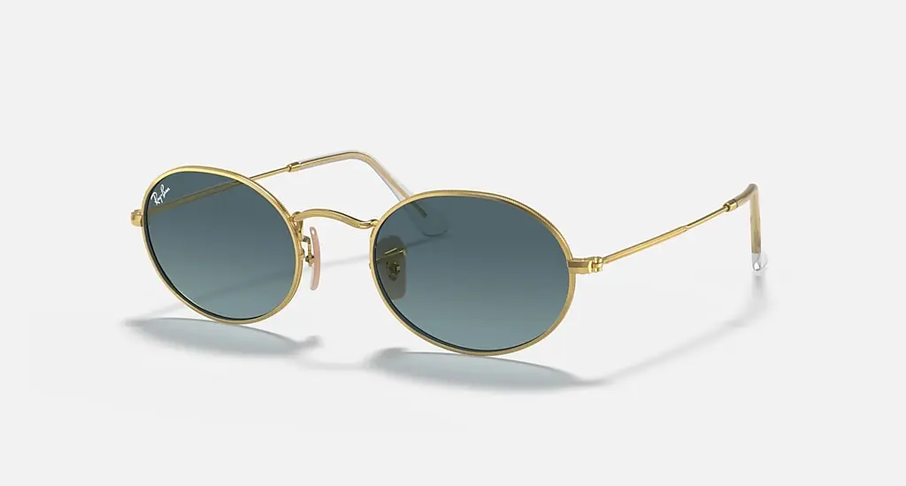 

Солнцезащитные очки Ray-Ban OVAL METAL, синий градиент