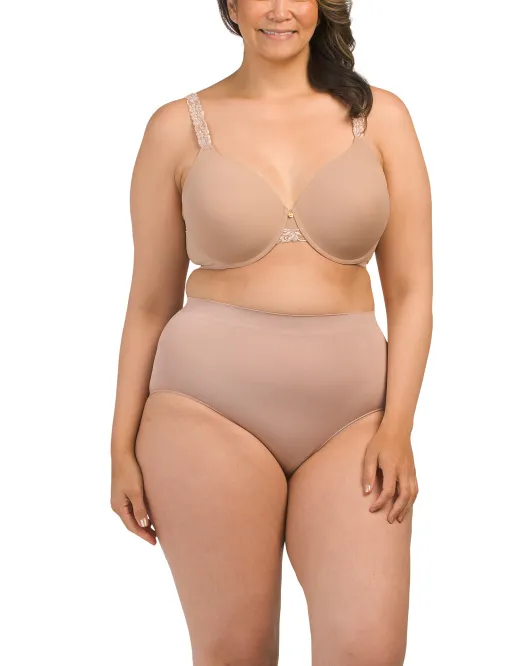 

Body Doubles Контурный бюстгальтер с кружевной отделкой Natori, цвет Light Mocha