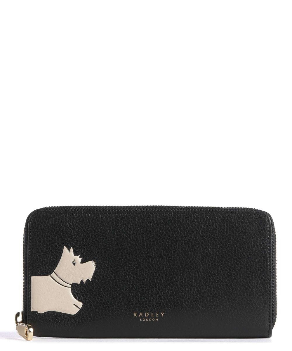 

Кошелек для штампов из зернистой яловой кожи Radley London, черный