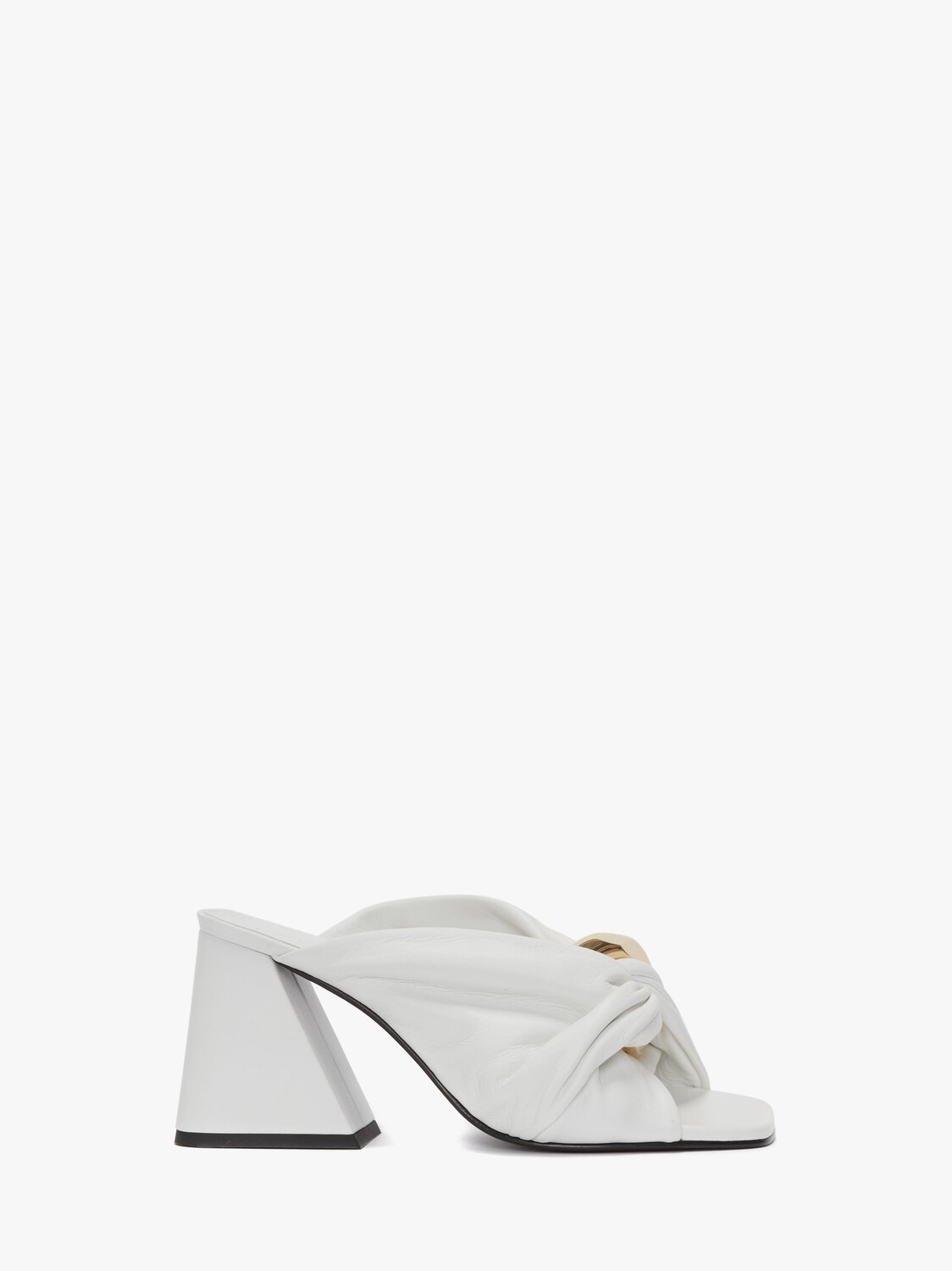 

Кожаные мюли chain twist JW Anderson, белый