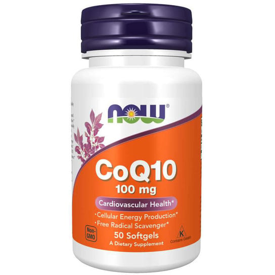 Теперь Coq10 100 мг 50 капсул Now Foods