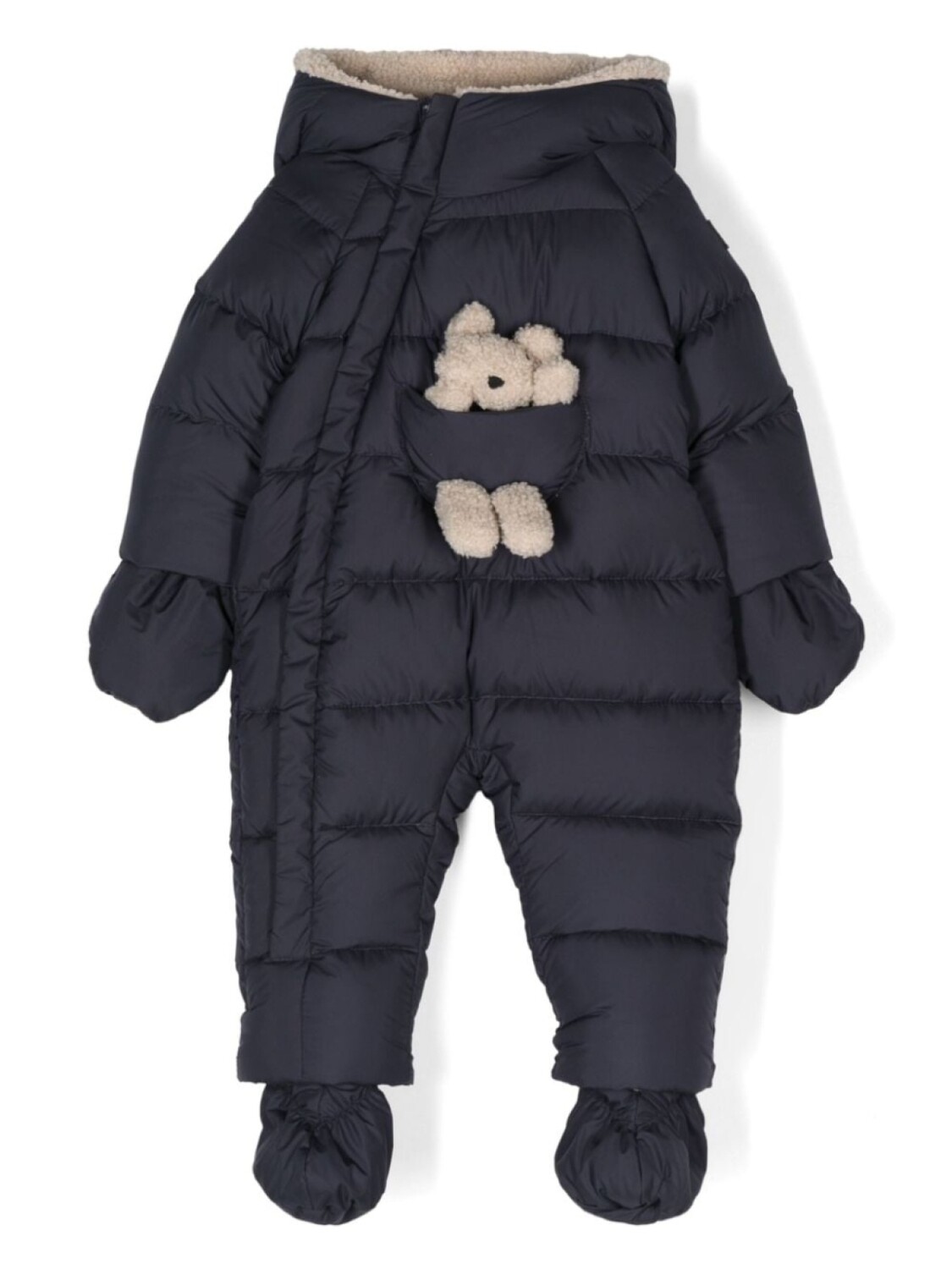 

Il Gufo комбинезон с аппликацией Teddy Bear, синий