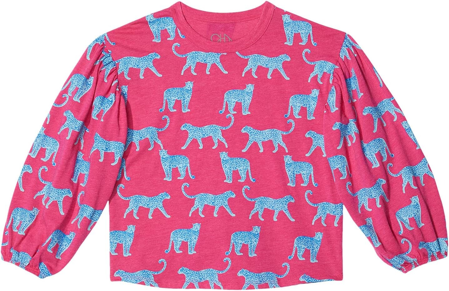 

Топ Chaser Leopard Long Sleeve Top, цвет Hot Pink