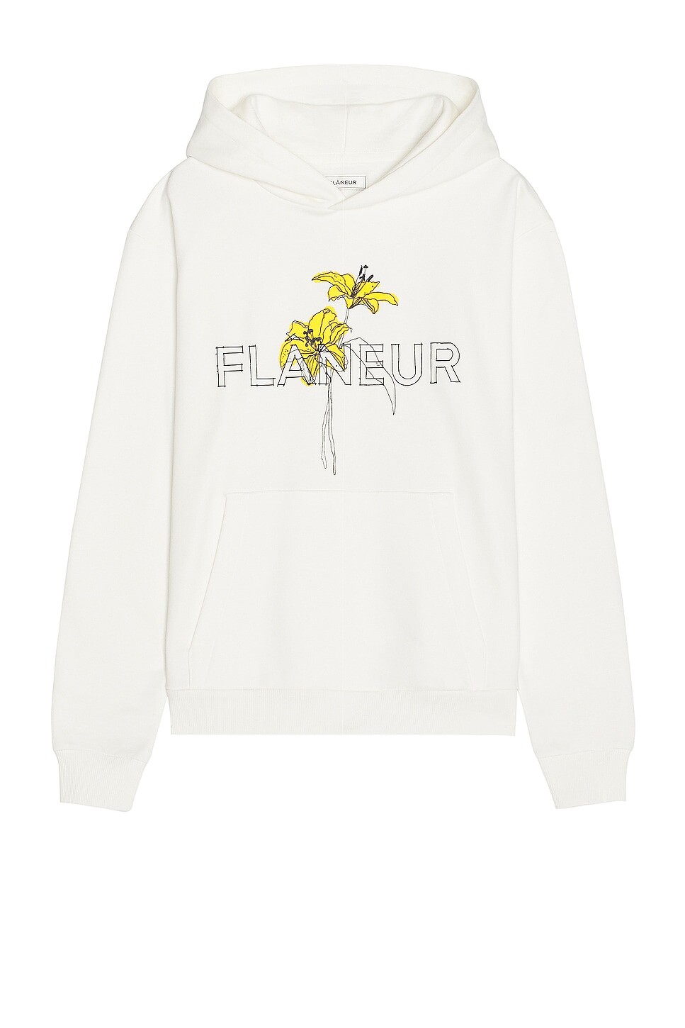 

Толстовка FLANEUR Hoodie La Fleur, белый