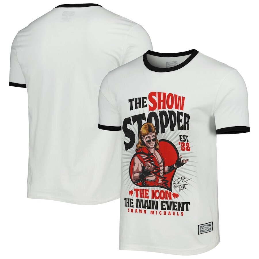 

Футболка с коротким рукавом WWE Authentic Shawn Michaels, белый