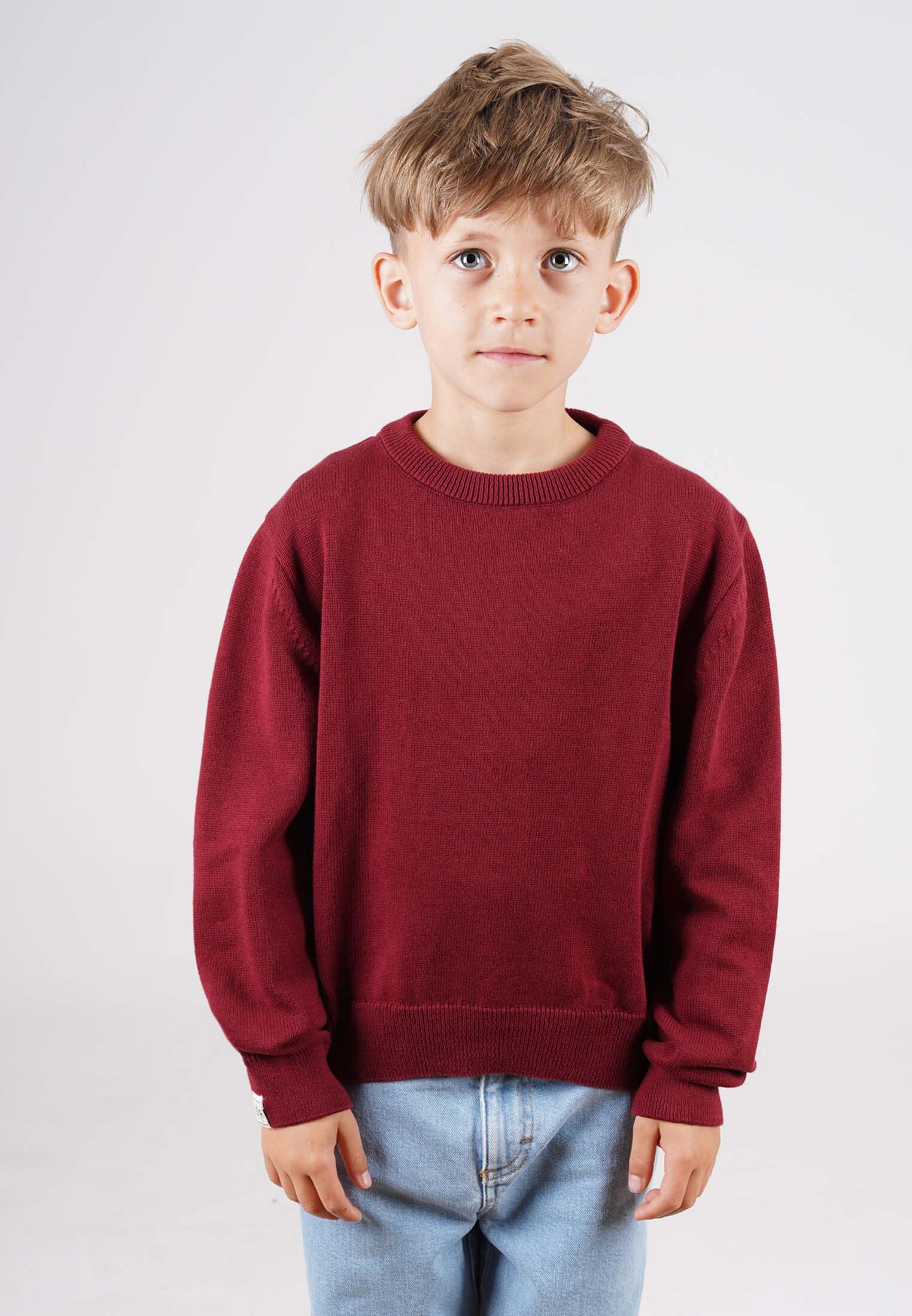 Пуловер Band of Rascals Knitter Basic, красный