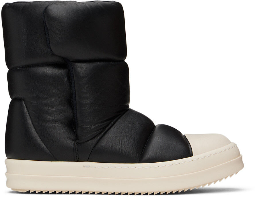 

Детские черные сапоги-пуховики Rick Owens, Черный