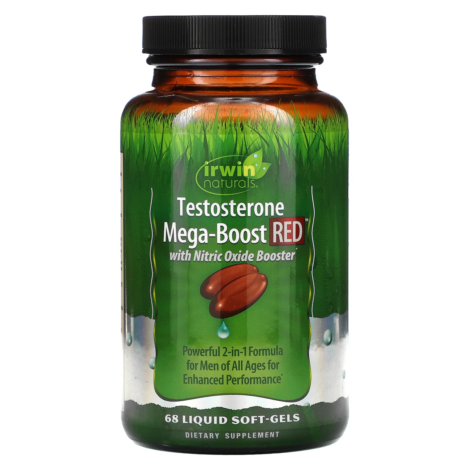 Irwin Naturals Testosterone Mega-Boost RED 68 желатиновых капсул