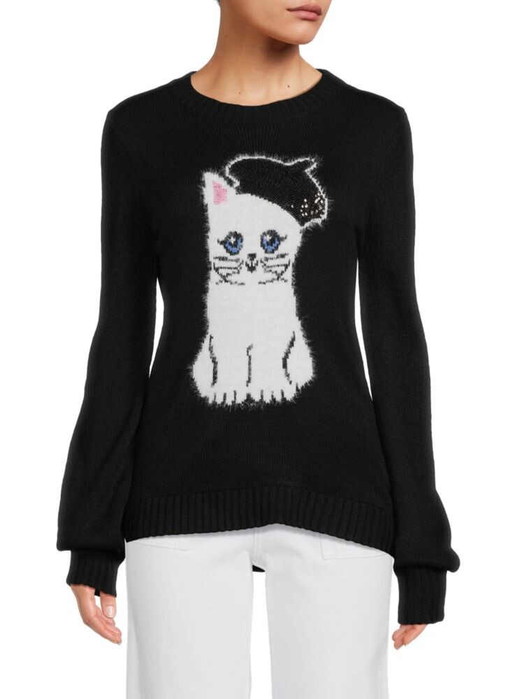 

Свитер Choupette с пайетками Karl Lagerfeld Paris, черный