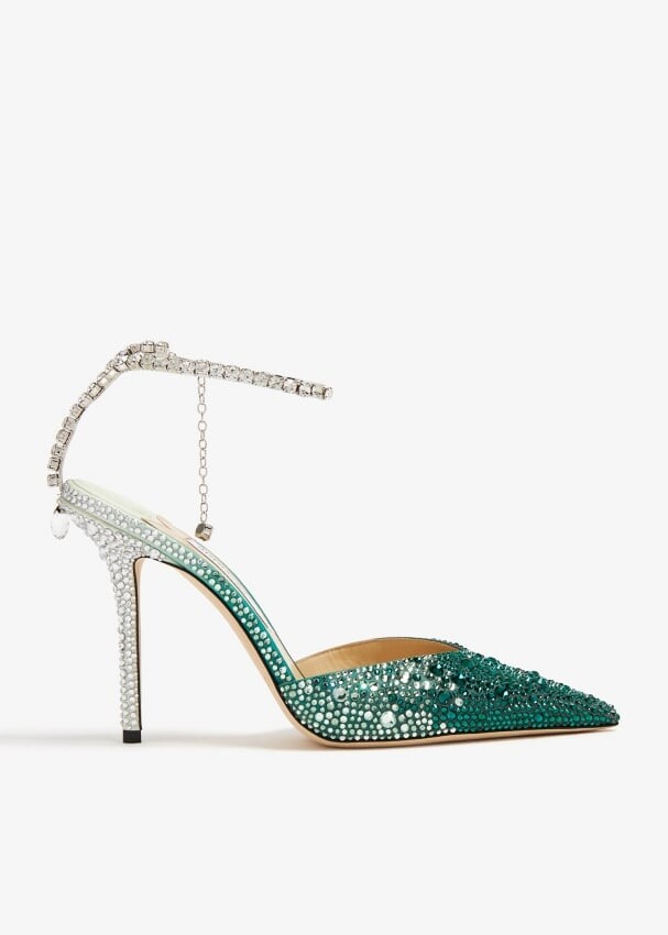 

Туфли Jimmy Choo Saeda 100, зеленый