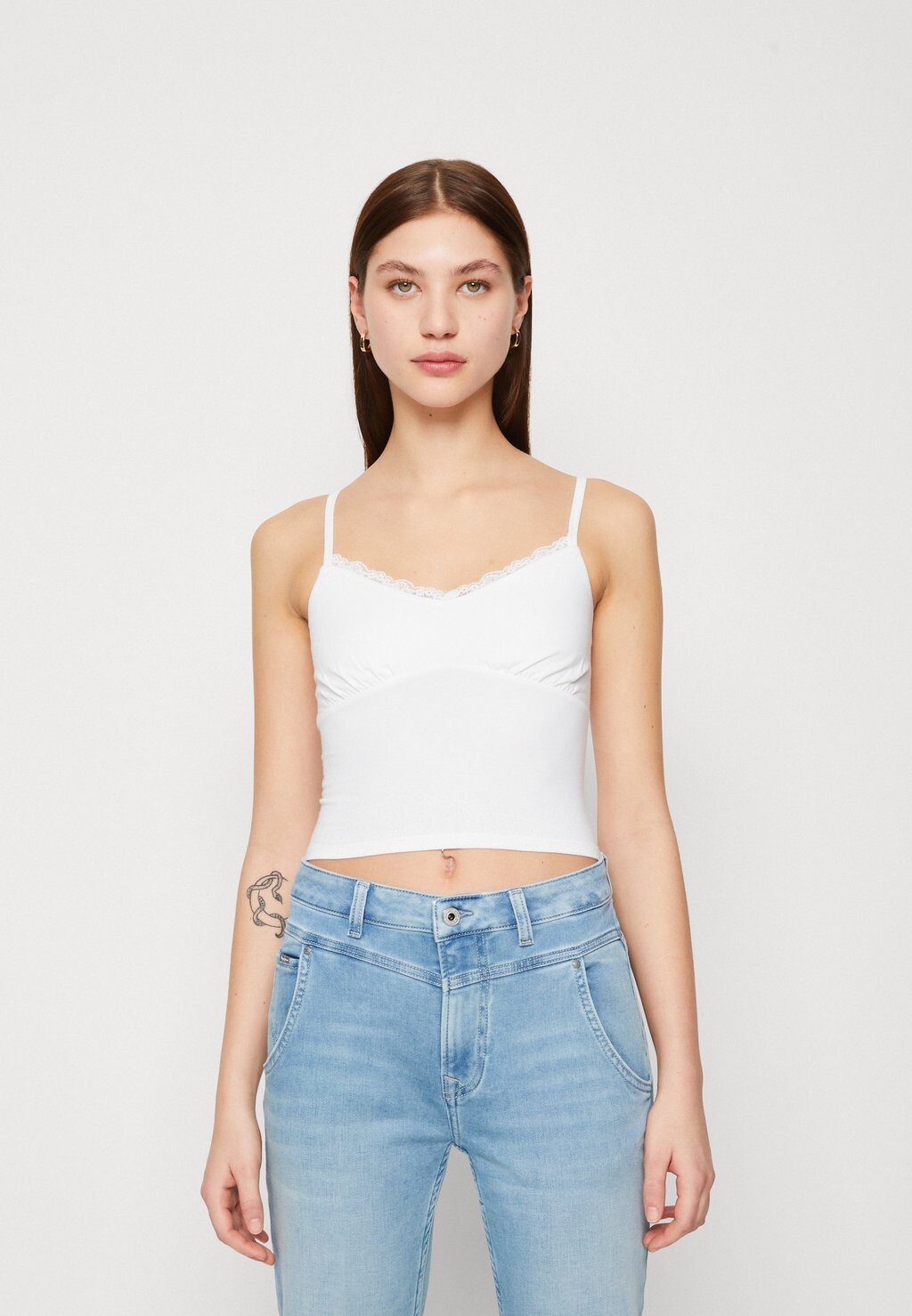 

Топ Hollister Co., белый