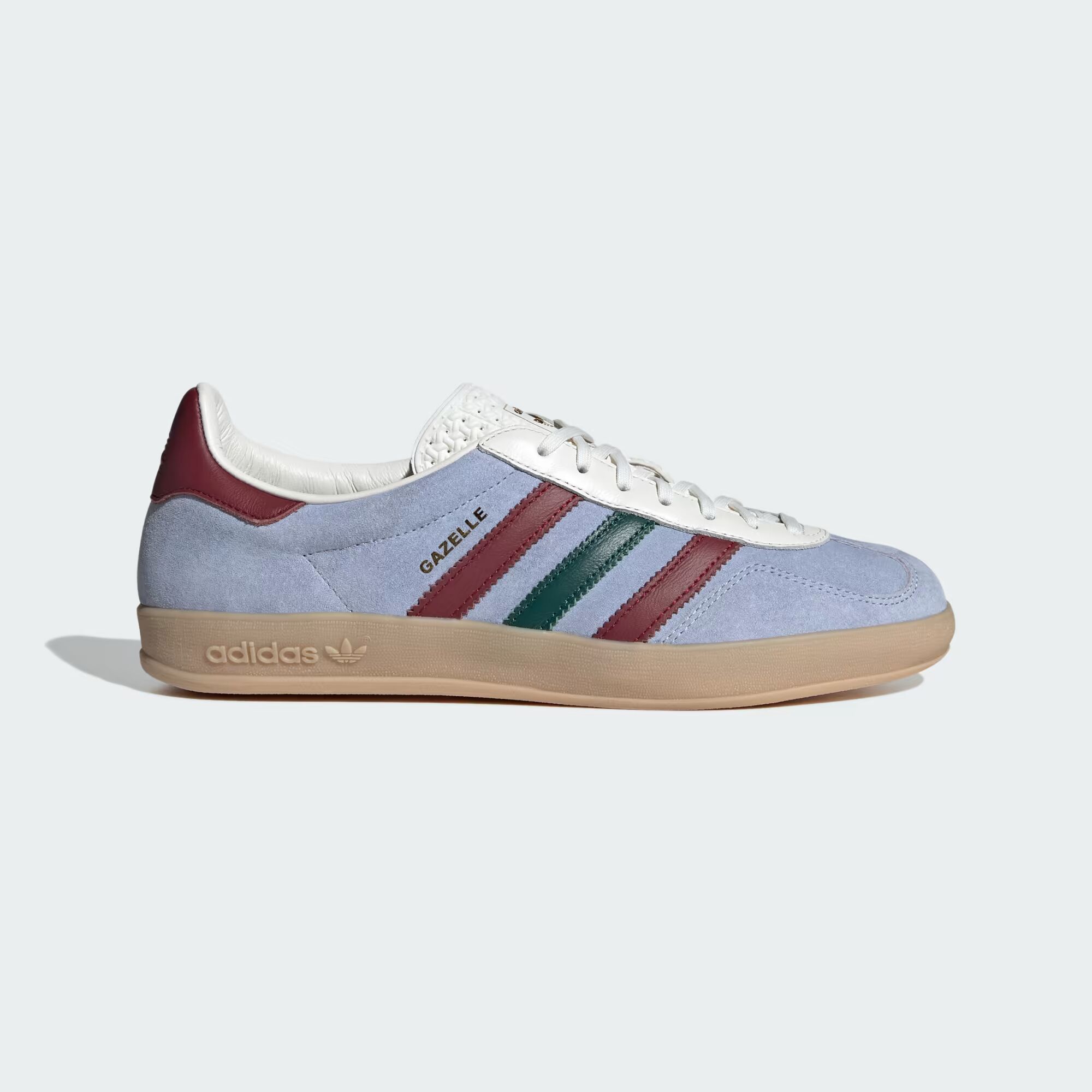 

Домашние кроссовки Gazelle Adidas, цвет Blue Dawn/Collegiate Burgundy/Collegiate Green