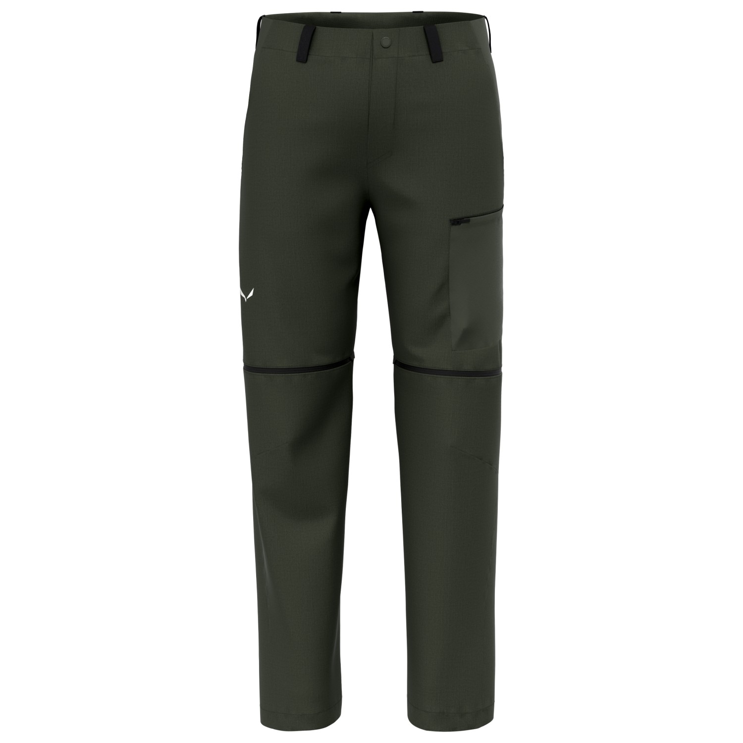 Трекинговые брюки Salewa Puez Hemp DST 2/1 Pant, цвет Dark Olive
