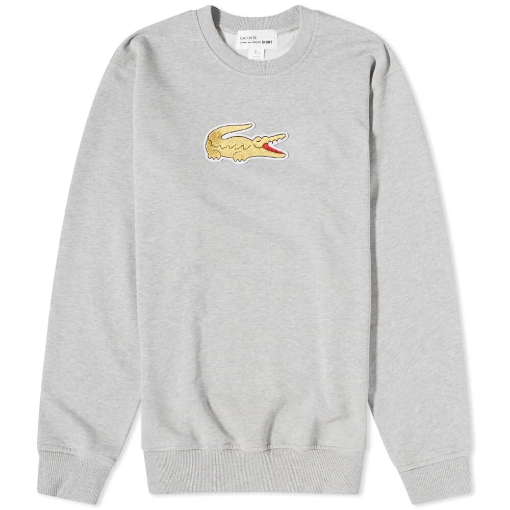 

Comme des Garçons Shirt x Lacoste, большой свитшот под крокодила