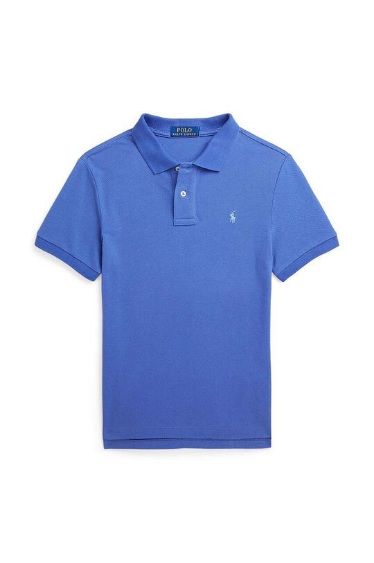 

Детское хлопковое поло Polo Ralph Lauren, темно-синий