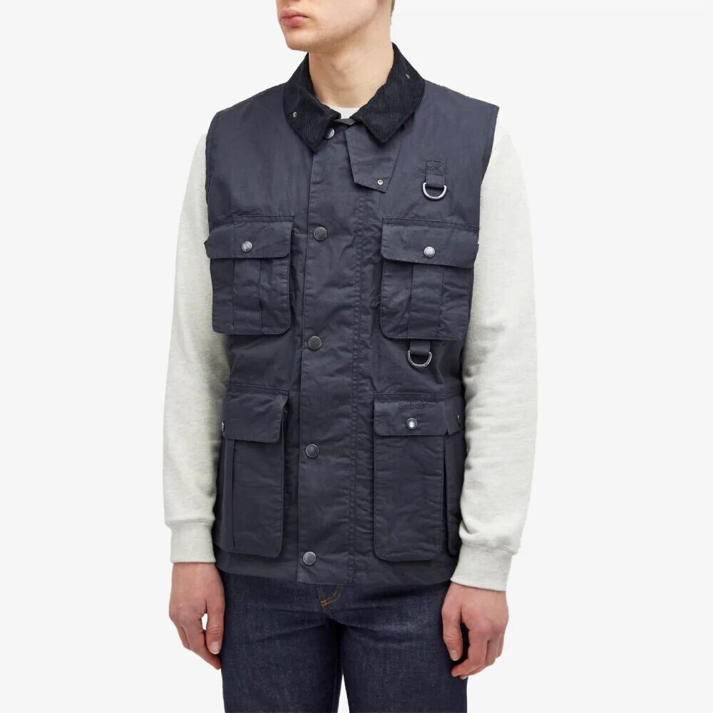 

Barbour Heritage + Модифицированный транспортный жилет, синий
