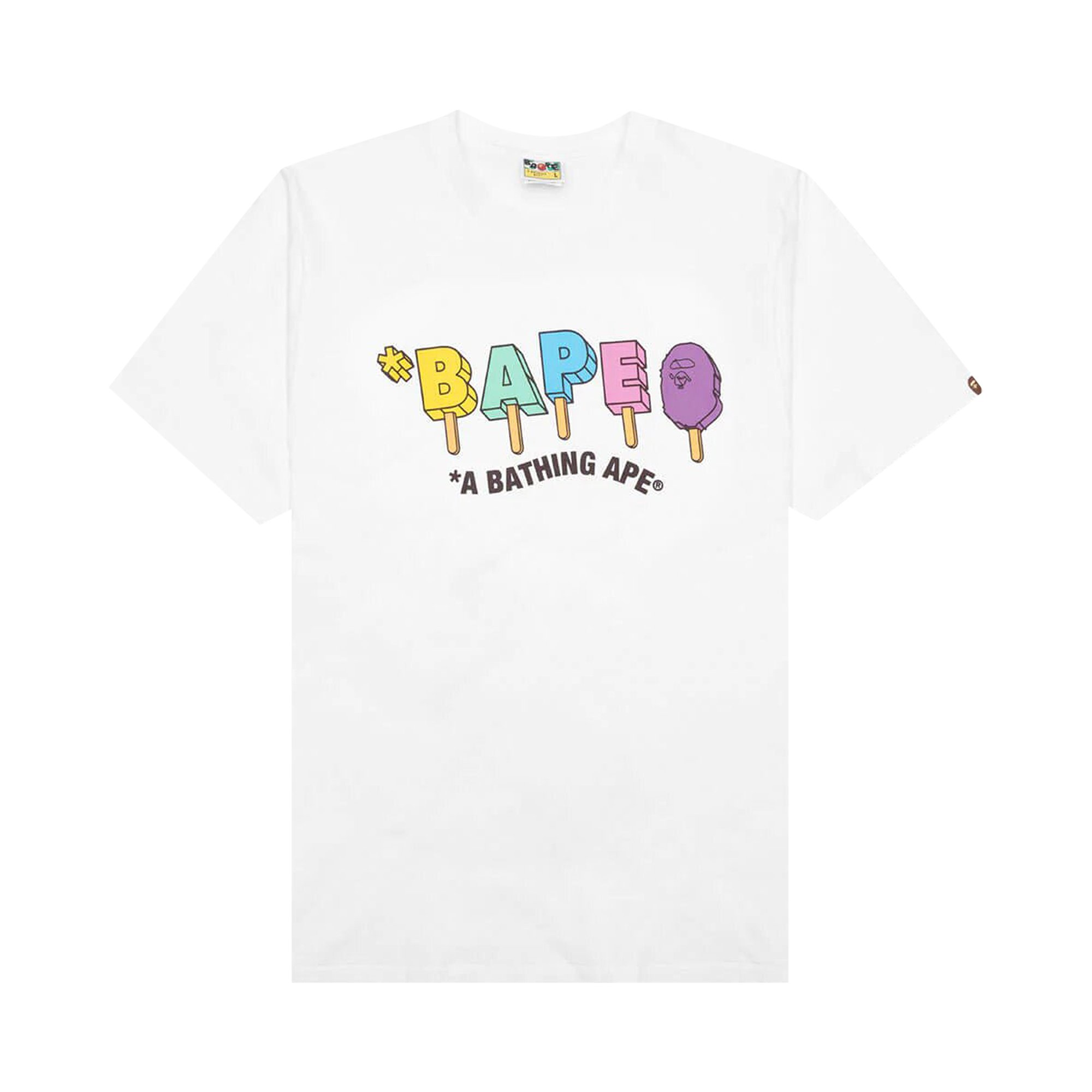 Футболка BAPE Popsicle, Белая